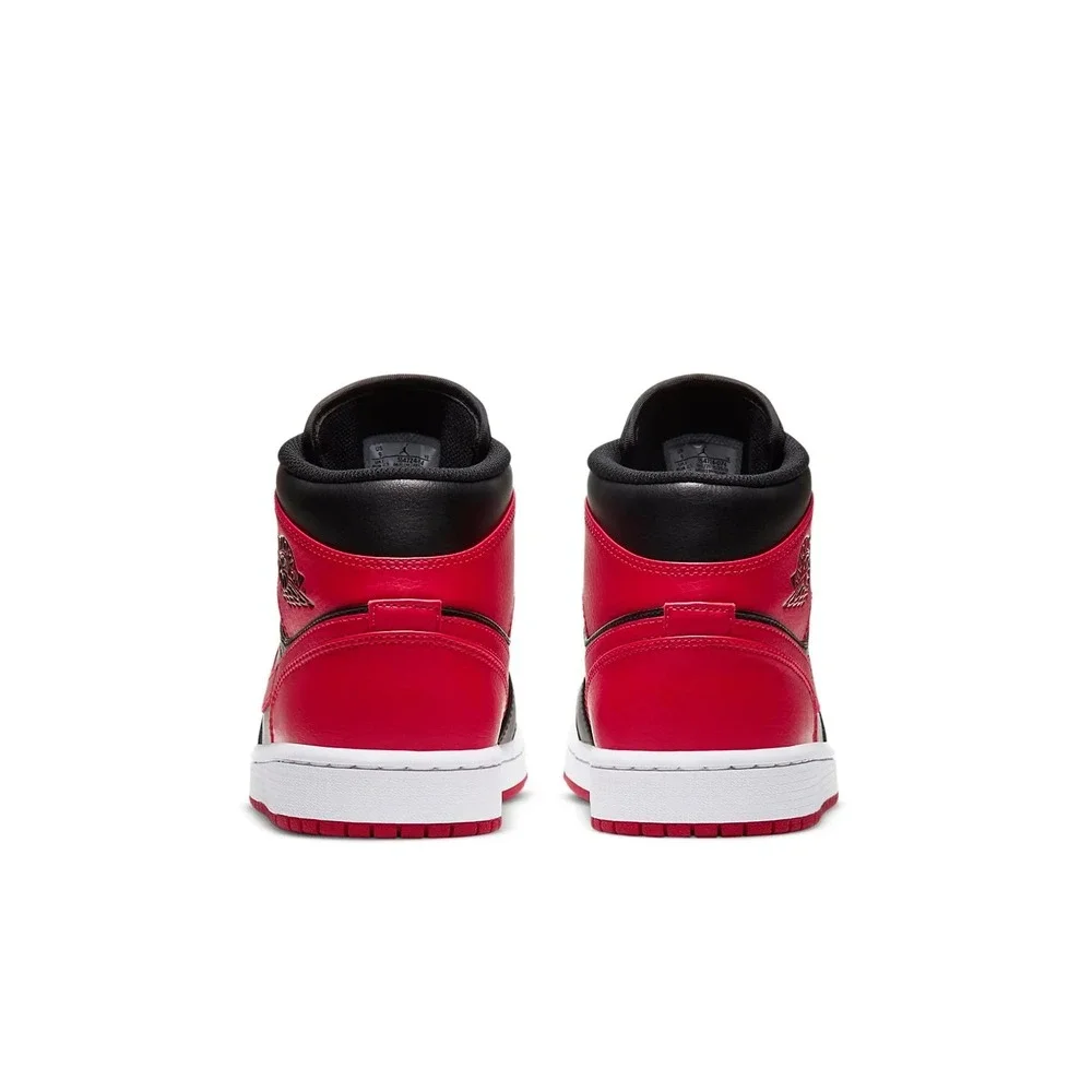 Size 10.5 - [NEW] Men's Air‎ Jordan 1 Mid Shoes 'Black' 554724-074